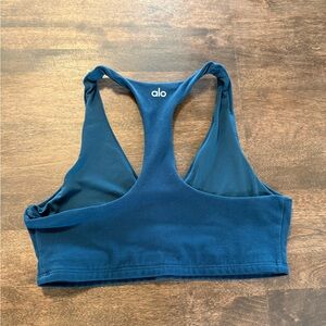 ALO Yoga Dark Teal Sports Bra